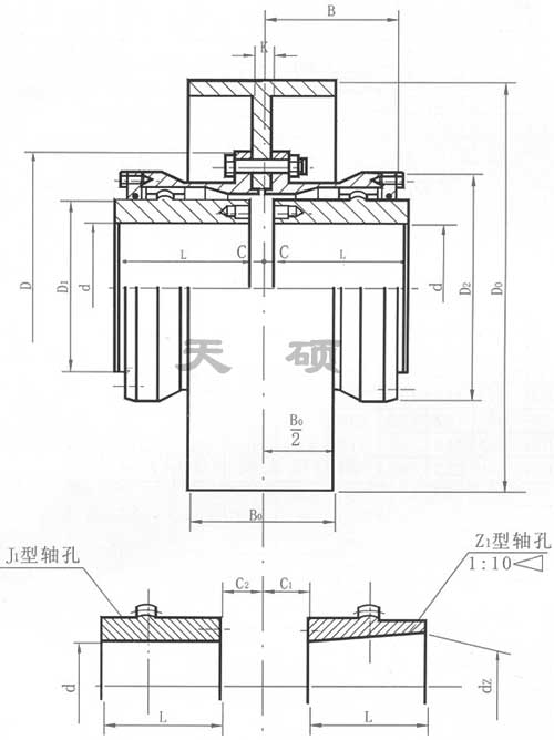 <strong>WGZ 型—帶制動輪鼓形齒式聯軸器</strong>